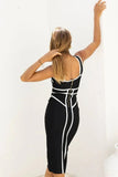 Suki Bandage Midi Dress Classic Black