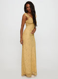 Dearlie Frill Maxi Dress Multi