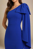 Lela Long Sleeve Bandage Midi Dress Royal Blue