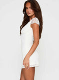 Ilaine Lace Mini Dress White
