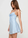 Glendon Mini Dress Blue Petite