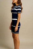 Evelyn Bandage Mini Dress Classic Black