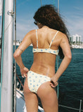 Paradisco Bikini Top Yellow Blue