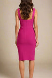 Freya Bandage Dress Magenta Pink