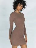 Dani Mini Dress Brown