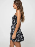 Mckilah Mini Dress Black Floral