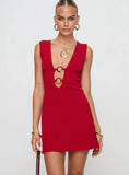 Steward Mini Dress Red