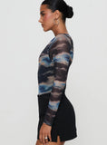 Agate Long Sleeve Bodysuit Multi