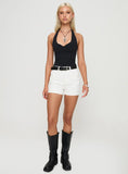 Tropicana Shorts Denim Ecru