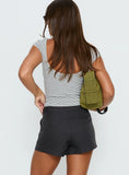 Chivon A Line Tailored Shorts Grey
