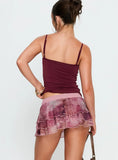 Ready To Party Frill Skort Pink Leopard