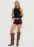 Showtime Micro Shorts Burgundy