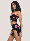 Corella Set Black Pink Floral