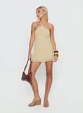 Kylianne Arrowneck Playsuit Lemon
