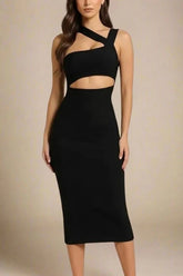 Molly Bandage Midi Dress Classic Black