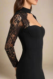 Elia Long Sleeve Bandage Dress Classic Black
