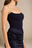 Hope Bodycon Wrap Maxi Dress Classic Black Sale