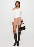 Beller Long Sleeve Top White