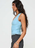 Far Away Top Blue