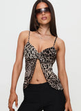 Chandani Cami Top Brown