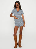 On Vacation Set Blue Stripe