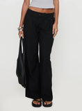 Sallon Low Rise Pants Black