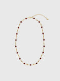 Daqiuri Necklace Gold Red