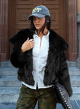 Wayland Faux Fur Jacket Black