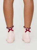 Lanter Socks Pink Red