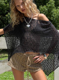 Ronnee Lace Up Shorts Brown Stripe