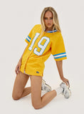 UCLA Football Button Down Jersey Gold
