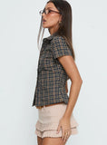 Lift Off Button Up Top Multi Check