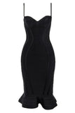 Joy Bandage Midi Dress Classic Black