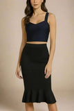 Jay Bandage Crop Top Classic Black