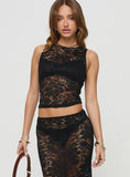 Callahan Lace Top Black
