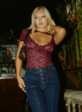 Giallo Bodysuit Burgundy