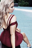 Sia Bandage Dress Red Wine Sale