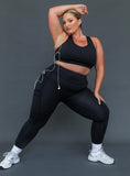 Unstoppable Activewear 7 8 Leggings Black Curve