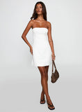 Gywneira Strapless Mini Dress White