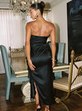 Callita Strapless Maxi Dress Black