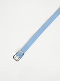 Coralie Faux Suede Belt Blue