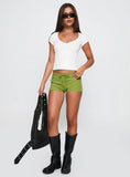 Lovely Day V Neck Top White