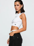 UCLA Cutoff Tank Top White