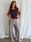 Just Have Fun Wide Leg Pant Grey