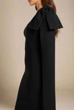 Lela Long Sleeve Bandage Midi Dress Classic Black