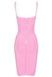 Bek Bandage Dress Blush Pink Sale