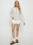 Dorah Boxy Cardigan Grey