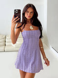 Melrose Nights Mini Dress Lilac Tall