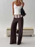 Quenlin Folded Straight Leg Pant Multi