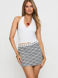 Gnocchi Mini Skirt Black